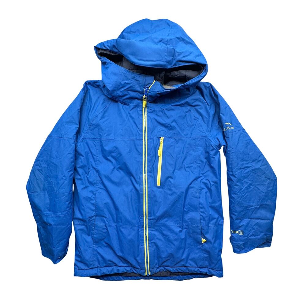 LL Bean Wildcat Waterproof Hooded PrimaLoft Insulated Jacket Boys Youth Large
